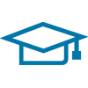 Mortarboard icon Mortarboard icon